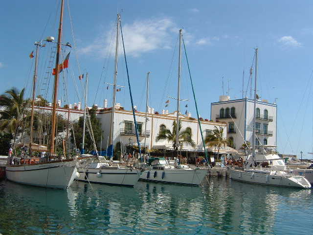 View of the marina